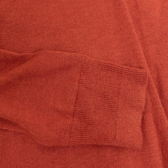 Madewell Tie-Front Sweater Soft Lightweight Rusty Torch - Picture 7 of 13